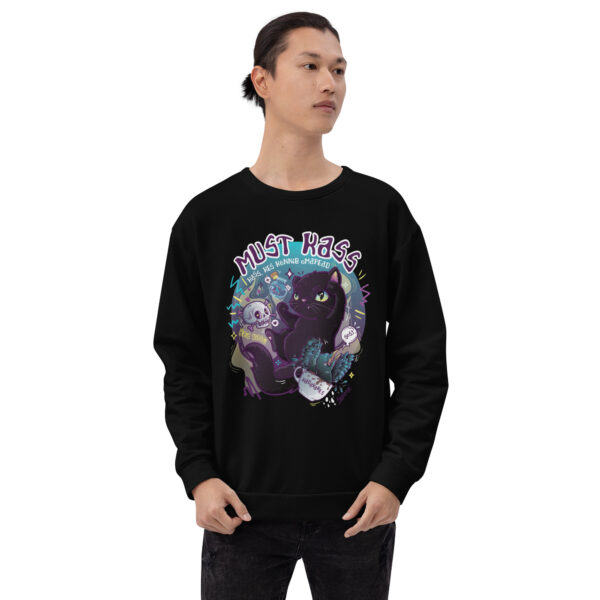 Black Cat Sweatshirt - Image 4