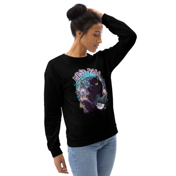Black Cat Sweatshirt - Image 3