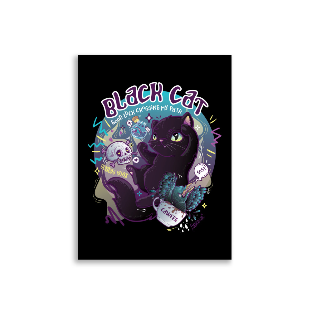 Black Cat Poster - Image 5