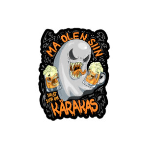 Beer Ghost Sticker