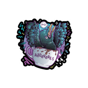 Crow in Distress Sticker