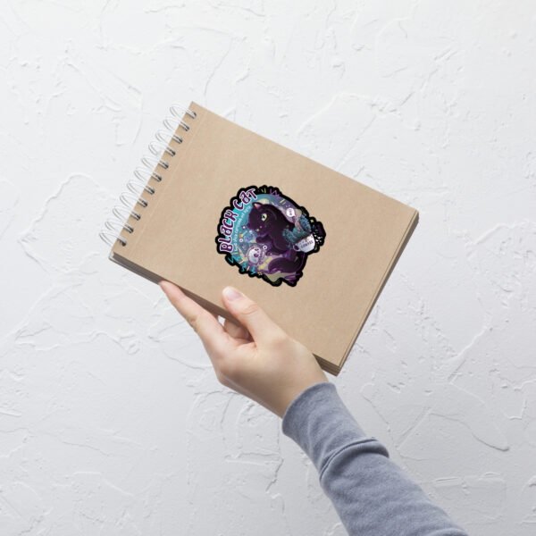 Black Cat Sticker - Image 7
