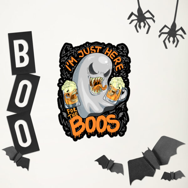 Beer Ghost Sticker - Image 10