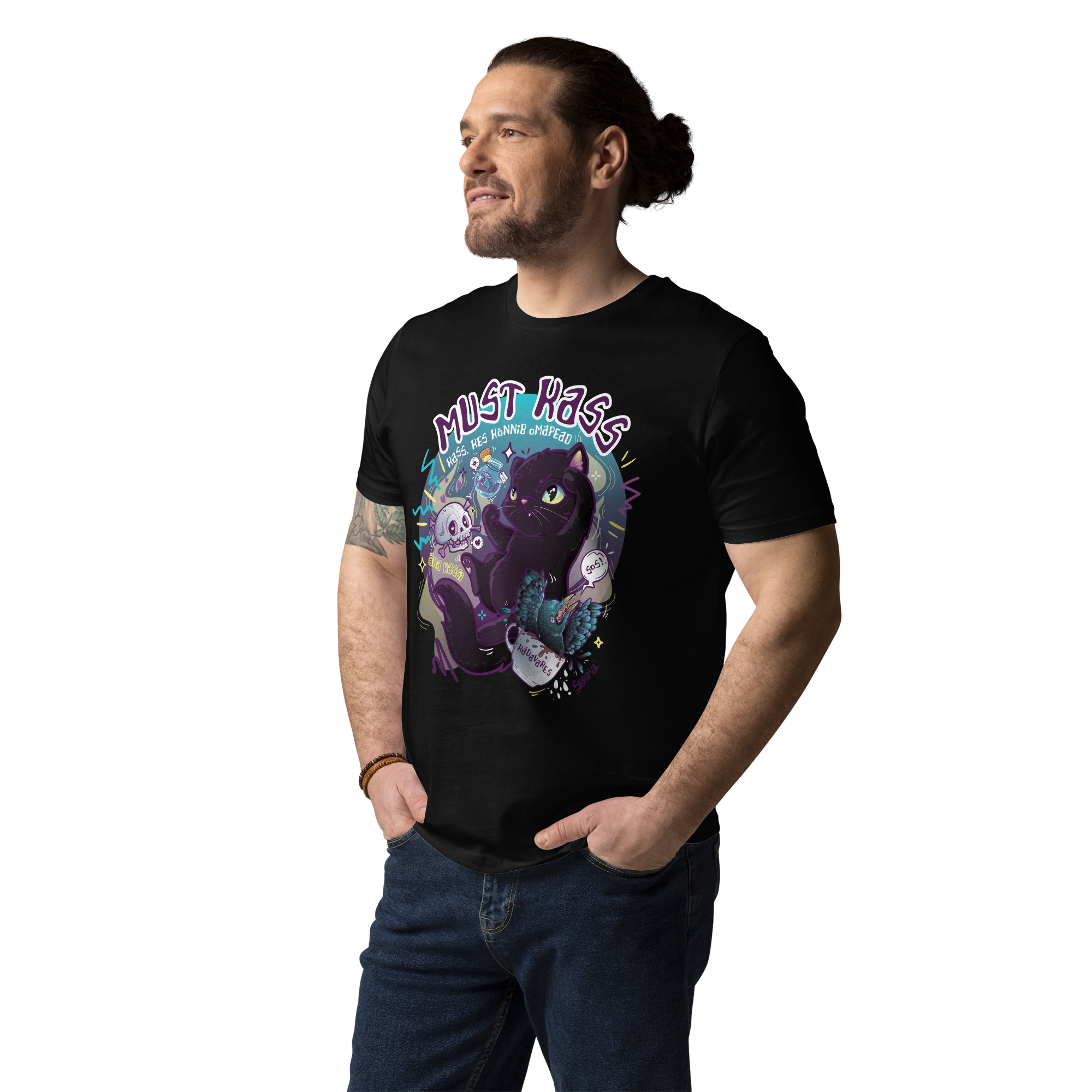 Black Cat T-shirt - Image 4