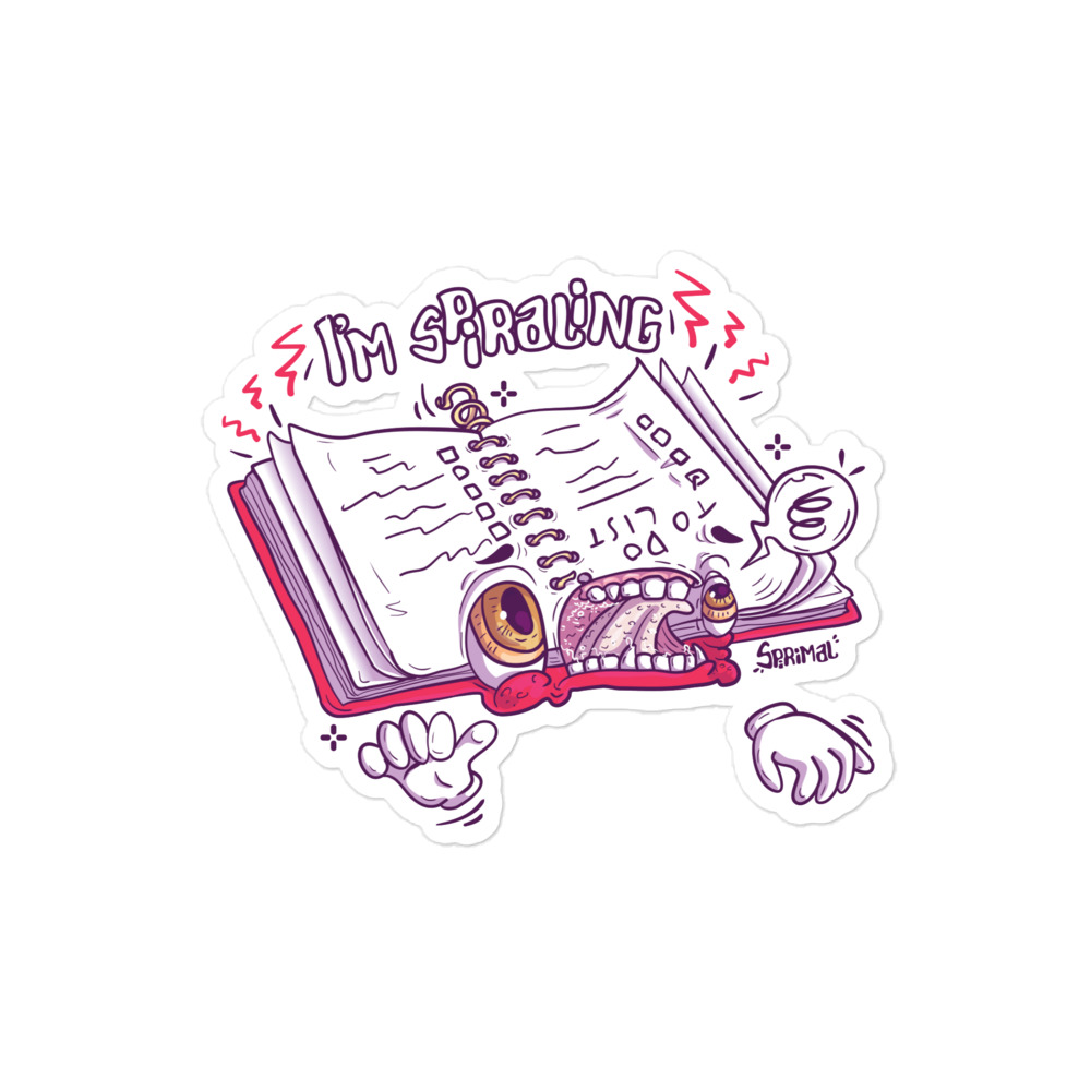 Spiraling notebook sticker - Image 5