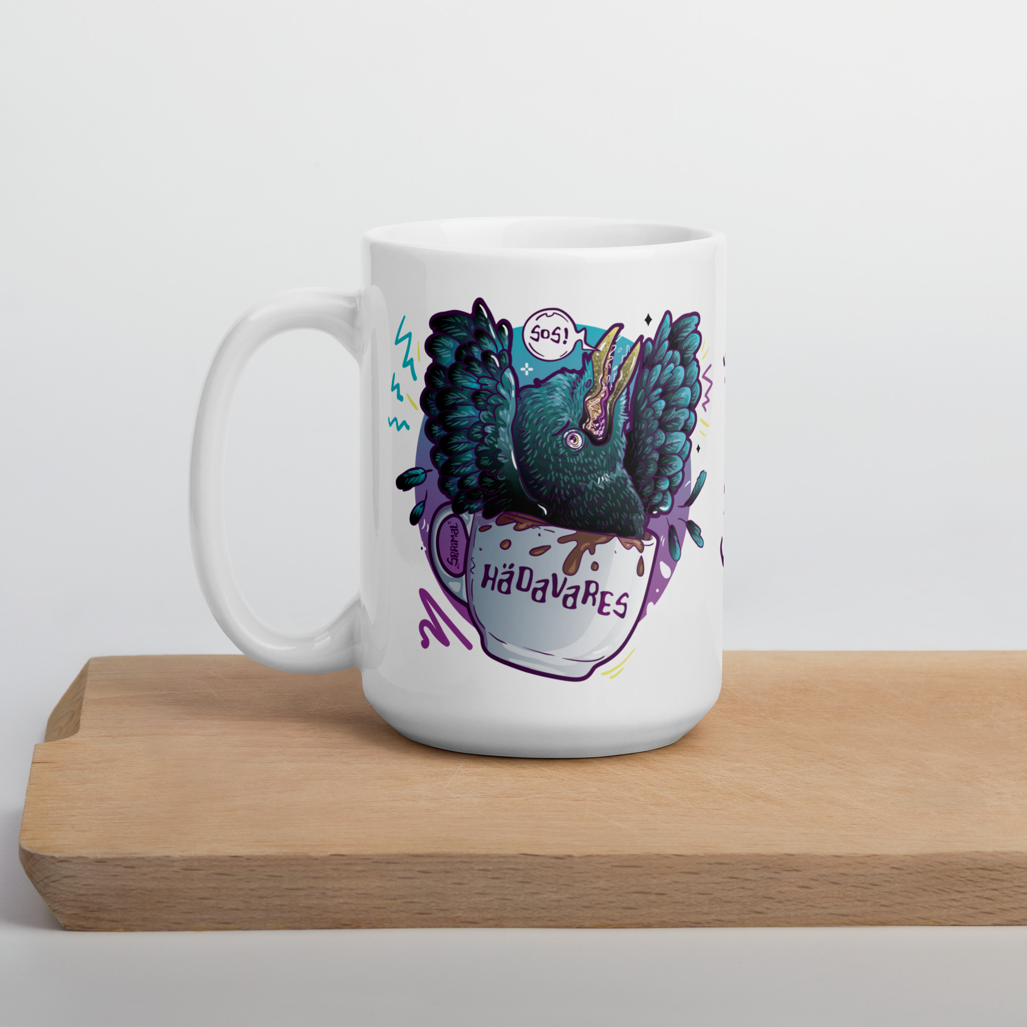 Crow in Distress Mug - Image 2