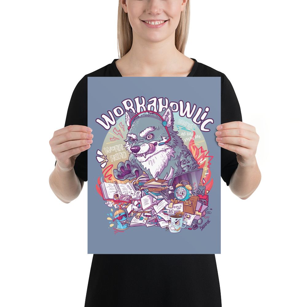 Workaholic Poster - Image 7